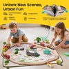 image:imageTiny Land 110pcs Wooden Train Set with Folding Storage Box  Wooden Train Track Toy for Boys amp Girls Age 37 Includes Convenient Storage110PCS Train Set  Folding Storage Box