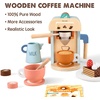 image:imageTiny Land 17Pcs Kids Coffee Maker Wooden Kitchen Toys  Toy Coffee Playset Wooden Play Toys Kids Espresso Machine Toy Play Kitchen Accessories for Girls amp Boys