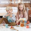 image:imageTiny Land 17Pcs Kids Coffee Maker Wooden Kitchen Toys  Toy Coffee Playset Wooden Play Toys Kids Espresso Machine Toy Play Kitchen Accessories for Girls amp Boys