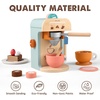 image:imageTiny Land 17Pcs Kids Coffee Maker Wooden Kitchen Toys  Toy Coffee Playset Wooden Play Toys Kids Espresso Machine Toy Play Kitchen Accessories for Girls amp Boys