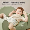 image:imageTiny Land 2in1 Foldable Kids Couch with Pocket Soft Thick Toddler Sofa  Convertible Kids Chair for Playroom Bedroom or Living Room Cozy amp Comfortable Ideal Gift for Boys amp GirlsPinkGreen