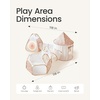 image:imageTiny Land 3in1 Kids Play Tunnel with Ball Pit amp Tent PopUp Crawl Toy  Foldable Indoor amp Outdoor Play Set With Carry Bag Breathable Mesh Design Easy Setup Gift For 2 Year Old Girls amp Boys5 in 1 Khaki