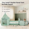 image:imageTiny Land 3in1 Kids Play Tunnel with Ball Pit amp Tent PopUp Crawl Toy  Foldable Indoor amp Outdoor Play Set With Carry Bag Breathable Mesh Design Easy Setup Gift For 2 Year Old Girls amp BoysGreen