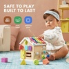 image:imageTiny Land 9in1 Wooden Activity Cube Educational Toy for Toddlers  Montessori Baby Activity Center for 1 Year Old Ideal Gift for Boys and Girls MorandiRainbow