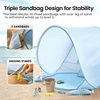 image:imageTiny Land Baby Beach Tent Pop Up Baby Tent with UPF 50 Sun Protection  Portable Baby Beach Essentials 354x276x315 Sun Shelter for Infants Baby Outdoor Use Sunset BlushLight Blue Gingham