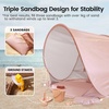 image:imageTiny Land Baby Beach Tent Pop Up Baby Tent with UPF 50 Sun Protection  Portable Baby Beach Essentials 354x276x315 Sun Shelter for Infants Baby Outdoor Use Sunset BlushSunset Blush