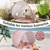 image:imageTiny Land Baby Beach Tent Pop Up Baby Tent with UPF 50 Sun Protection  Portable Baby Beach Essentials 354x276x315 Sun Shelter for Infants Baby Outdoor Use Sunset BlushSunset Blush