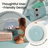 image:imageTiny Land Baby Beach Tent Pop Up Baby Tent with UPF 50 Sun Protection  Portable Baby Beach Essentials 354x276x315 Sun Shelter for Infants Baby Outdoor Use Sunset BlushPastel Aqua