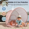 image:imageTiny Land Baby Beach Tent Pop Up Baby Tent with UPF 50 Sun Protection  Portable Baby Beach Essentials 354x276x315 Sun Shelter for Infants Baby Outdoor Use Sunset BlushSunset Blush