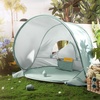 image:imageTiny Land Baby Beach Tent Pop Up Baby Tent with UPF 50 Sun Protection  Portable Baby Beach Essentials 354x276x315 Sun Shelter for Infants Baby Outdoor Use Sunset BlushPastel Aqua
