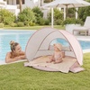 image:imageTiny Land Baby Beach Tent with Pool amp UV Protection Pastel Aqua  Large 47 x 31 x 35 Popup Baby Tent with 3 Sand Pockets Easy Folding and Portable Carry Bag for Beach TripsSunset Blush