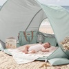 image:imageTiny Land Baby Beach Tent with Pool amp UV Protection Pastel Aqua  Large 47 x 31 x 35 Popup Baby Tent with 3 Sand Pockets Easy Folding and Portable Carry Bag for Beach TripsPastel Aqua
