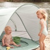 image:imageTiny Land Baby Beach Tent with Pool amp UV Protection Pastel Aqua  Large 47 x 31 x 35 Popup Baby Tent with 3 Sand Pockets Easy Folding and Portable Carry Bag for Beach TripsPastel Aqua
