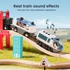 image:imageTiny Land Battery Operated Action Locomotive Train for Track Set  Powerful Engine Bullet Train Set Compatible with Major Brand Tracks  Battery Powered Track Toys for Boys Girls Kids WhiteWhite