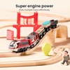 image:imageTiny Land Battery Operated Action Locomotive Train for Track Set  Powerful Engine Bullet Train Set Compatible with Major Brand Tracks  Battery Powered Track Toys for Boys Girls Kids WhiteRed