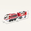 image:imageTiny Land Battery Operated Action Locomotive Train for Track Set  Powerful Engine Bullet Train Set Compatible with Major Brand Tracks  Battery Powered Track Toys for Boys Girls Kids WhiteRed