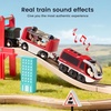 image:imageTiny Land Battery Operated Action Locomotive Train for Track Set  Powerful Engine Bullet Train Set Compatible with Major Brand Tracks  Battery Powered Track Toys for Boys Girls Kids WhiteRed