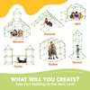 image:imageTiny Land Fort Building Kit for Kids Ages 412 STEM Building Toy  86 Rods amp 44 Balls Build Forts Tunnels amp Castles IndoorOutdoor Play Storage Bag STEM Gift for KidsOrangegreen