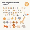 image:imageTiny Land Kids Art Easel DoubleSided Magnetic Chalkboard amp Whiteboard  Large 22405 Writing Area Wooden Arch Drawing Board with Stand Toddler Art Easel with Letters amp Animal Magnets