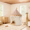 image:imageTiny Land Kids Play Tent Blue Castle Pop Up Tent for Toddlers Indoor  Portable Playhouse for Fun amp Imaginative Play Cute Toys Gifts for 2 Year Old Girl amp BoyKhaki