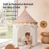 image:imageTiny Land Kids Play Tent Blue Castle Pop Up Tent for Toddlers Indoor  Portable Playhouse for Fun amp Imaginative Play Cute Toys Gifts for 2 Year Old Girl amp BoyKhaki
