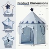 image:imageTiny Land Kids Play Tent Blue Castle Pop Up Tent for Toddlers Indoor  Portable Playhouse for Fun amp Imaginative Play Cute Toys Gifts for 2 Year Old Girl amp BoyBlue
