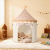 image:imageTiny Land Kids Play Tent Blue Castle Pop Up Tent for Toddlers Indoor  Portable Playhouse for Fun amp Imaginative Play Cute Toys Gifts for 2 Year Old Girl amp BoyKhaki