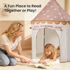 image:imageTiny Land Kids Play Tent Blue Castle Pop Up Tent for Toddlers Indoor  Portable Playhouse for Fun amp Imaginative Play Cute Toys Gifts for 2 Year Old Girl amp BoyKhaki