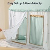 image:imageTiny Land Kids Play Tent with Padded Mat amp LED Lights Ages 3  Modern Home Design Neutral Color Indoor Playhouse Cozy Bed Tent for Toddler Ideal Toy Gift For Boys amp GirlsSoft Sage