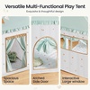 image:imageTiny Land Kids Play Tent with Padded Mat amp LED Lights Ages 3  Modern Home Design Neutral Color Indoor Playhouse Cozy Bed Tent for Toddler Ideal Toy Gift For Boys amp GirlsSoft Sage