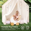 image:imageTiny Land Kids Play Tent with Padded Mat amp LED Lights Ages 3  Modern Home Design Neutral Color Indoor Playhouse Cozy Bed Tent for Toddler Ideal Toy Gift For Boys amp GirlsWarm Cream