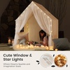 image:imageTiny Land Kids Play Tent with Padded Mat amp LED Lights Ages 3  Modern Home Design Neutral Color Indoor Playhouse Cozy Bed Tent for Toddler Ideal Toy Gift For Boys amp GirlsWarm Cream