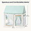 image:imageTiny Land Kids Play Tent with Padded Mat amp LED Lights Ages 3  Modern Home Design Neutral Color Indoor Playhouse Cozy Bed Tent for Toddler Ideal Toy Gift For Boys amp GirlsSoft Sage