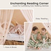 image:imageTiny Land Kids Play Tent with Padded Mat amp LED Lights Ages 3  Modern Home Design Neutral Color Indoor Playhouse Cozy Bed Tent for Toddler Ideal Toy Gift For Boys amp GirlsWarm Cream
