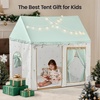 image:imageTiny Land Kids Play Tent with Padded Mat amp LED Lights Ages 3  Modern Home Design Neutral Color Indoor Playhouse Cozy Bed Tent for Toddler Ideal Toy Gift For Boys amp GirlsSoft Sage