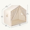 image:imageTiny Land Kids Tent with Mat amp Star Lights Indoor Playhouse Reading Nook  Large 57 x 36 x 52 Play Space Thick Soft Fabric Upgraded PVC Frame Easy Assembly Gift for Boys amp Girls Ages 3