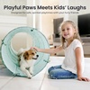 image:imageTiny Land Kids Tunnel Toys with Storage Bag for Toddlers  69 x 18 Baby Tunnel Crawl Indoor Play Tunnel for Kids to Crawl Through Pop Up Dog Tunnel Khaki Baby Outdoor ToysGreen