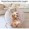 image:imageTiny Land Kids Tunnel Toys with Storage Bag for Toddlers  69 x 18 Baby Tunnel Crawl Indoor Play Tunnel for Kids to Crawl Through Pop Up Dog Tunnel Khaki Baby Outdoor ToysKhaki