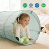 image:imageTiny Land Kids Tunnel Toys with Storage Bag for Toddlers  69 x 18 Baby Tunnel Crawl Indoor Play Tunnel for Kids to Crawl Through Pop Up Dog Tunnel Khaki Baby Outdoor ToysGreen