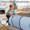 image:imageTiny Land Kids Tunnel Toys with Storage Bag for Toddlers  69 x 18 Baby Tunnel Crawl Indoor Play Tunnel for Kids to Crawl Through Pop Up Dog Tunnel Khaki Baby Outdoor ToysBlue