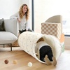 image:imageTiny Land Kids Tunnel Toys with Storage Bag for Toddlers  69 x 18 Baby Tunnel Crawl Indoor Play Tunnel for Kids to Crawl Through Pop Up Dog Tunnel Khaki Baby Outdoor ToysColorful Polka Dots