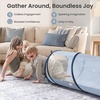 image:imageTiny Land Kids Tunnel Toys with Storage Bag for Toddlers  69 x 18 Baby Tunnel Crawl Indoor Play Tunnel for Kids to Crawl Through Pop Up Dog Tunnel Khaki Baby Outdoor ToysBlue