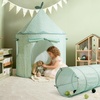image:imageTiny Land Kids Tunnel Toys with Storage Bag for Toddlers  69 x 18 Baby Tunnel Crawl Indoor Play Tunnel for Kids to Crawl Through Pop Up Dog Tunnel Khaki Baby Outdoor ToysGreen