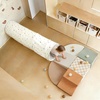 image:imageTiny Land Kids Tunnel Toys with Storage Bag for Toddlers  69 x 18 Baby Tunnel Crawl Indoor Play Tunnel for Kids to Crawl Through Pop Up Dog Tunnel Khaki Baby Outdoor ToysColorful Polka Dots