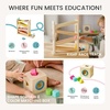 image:imageTiny Land Montessori Baby Toy Set 46 Months 4 in 1 Motor Skills Kit  Soft cloth book spinning rainbow toy silicone blocks baby tissue box tummy time teething and fine motor play gift1618M Educational Box