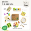 image:imageTiny Land Montessori Baby Toy Set 46 Months 4 in 1 Motor Skills Kit  Soft cloth book spinning rainbow toy silicone blocks baby tissue box tummy time teething and fine motor play gift1315M Educational Box