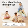 image:imageTiny Land Pikler Triangle Set 7in1 Foldable Climbing Toys Set for Kids  Baby Indoor Playground Jungle Gym Wooden Montessori Climbing Set for ToddlerIdeal Gift for Kids RainbowRainbow