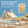 image:imageTiny Land Pikler Triangle Set7in1 Foldable Montessori Climbing Toys  Indoor Wooden Playground Jungle Gym for Kids Climber Gift for Boys amp Girls Toddler Climbing Toys MorandiRainbow