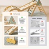 image:imageTiny Land Pikler Triangle Set7in1 Foldable Montessori Climbing Toys  Indoor Wooden Playground Jungle Gym for Kids Climber Gift for Boys amp Girls Toddler Climbing Toys MorandiMorandi