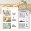 image:imageTiny Land Pikler Triangle Set7in1 Foldable Montessori Climbing Toys  Indoor Wooden Playground Jungle Gym for Kids Climber Gift for Boys amp Girls Toddler Climbing Toys MorandiRainbow